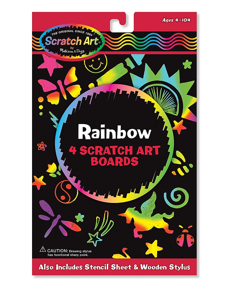 melissa & doug scratch art rainbow mini notes